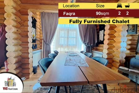 Faqra 90m2 + 40m2 Terrace | Attractive Furnished Chalet | View | DA