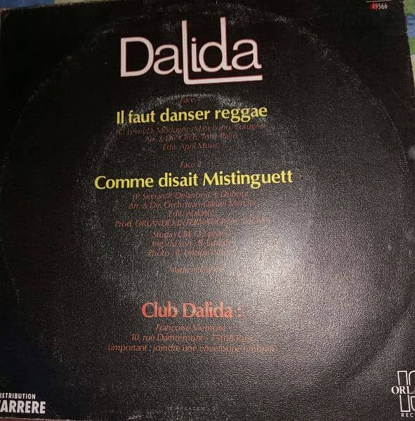 vinyl record dalida - 45 tours - hard to get 1