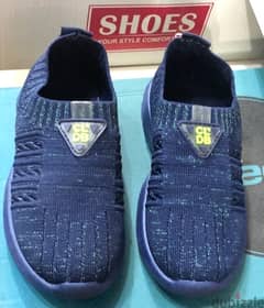 kids shoes for boy or girl, size 26, navy color