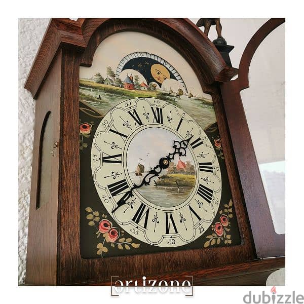 Vintage Frisian Pendulum Wall Clock 4
