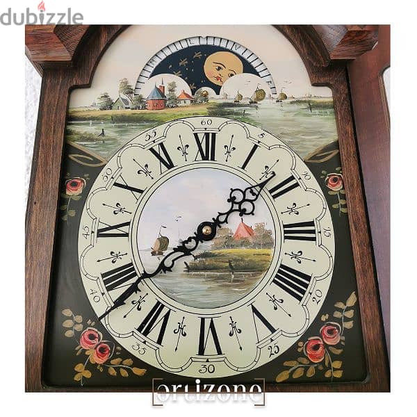 Vintage Frisian Pendulum Wall Clock 5