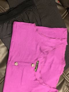 set of top and pant, size medium