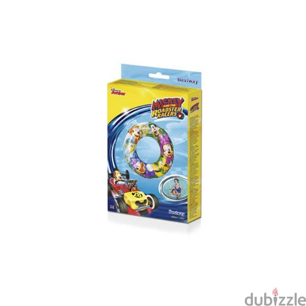 Bestway Inflatable Mickey Mouse Clubhouse Swim Ring 56 CM 1