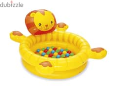 Bestway Up In & Over Lion Ball Pit Inflatable Kids Play Center