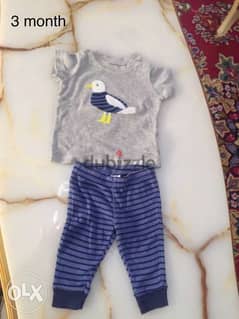 carters set for a baby 3month old 0