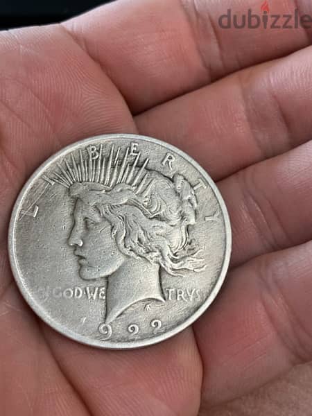 1922 Peace $1 Dollar Silver Dollar Coin 1