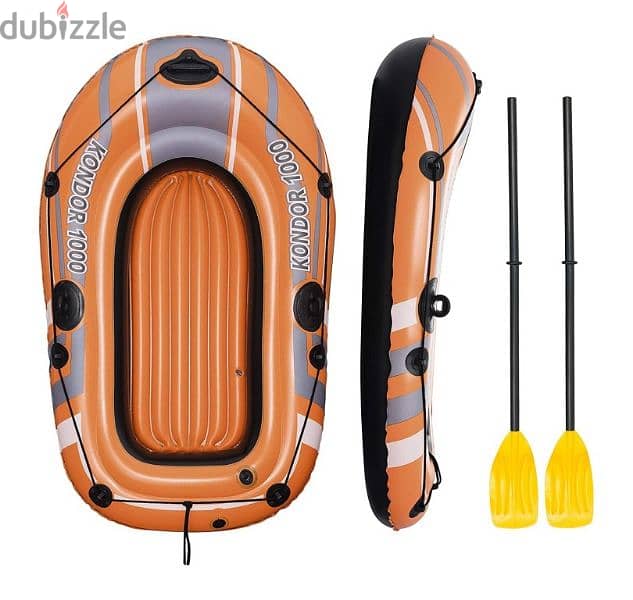 Bestway Inflatable Boat Hydro-Force Kondor 1000 With Oars 155 x 93 cm 1