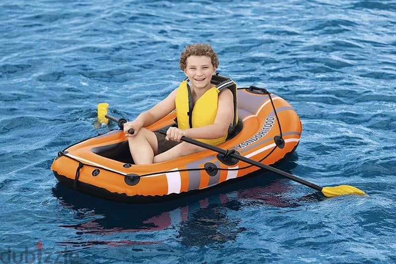 Bestway Inflatable Boat Hydro-Force Kondor 1000 With Oars 155 x 93 cm 2