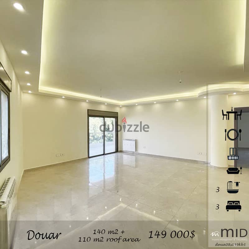 Douar | Brand New 140m² + 110m² Roof | Terrace | Decorated Catch 0