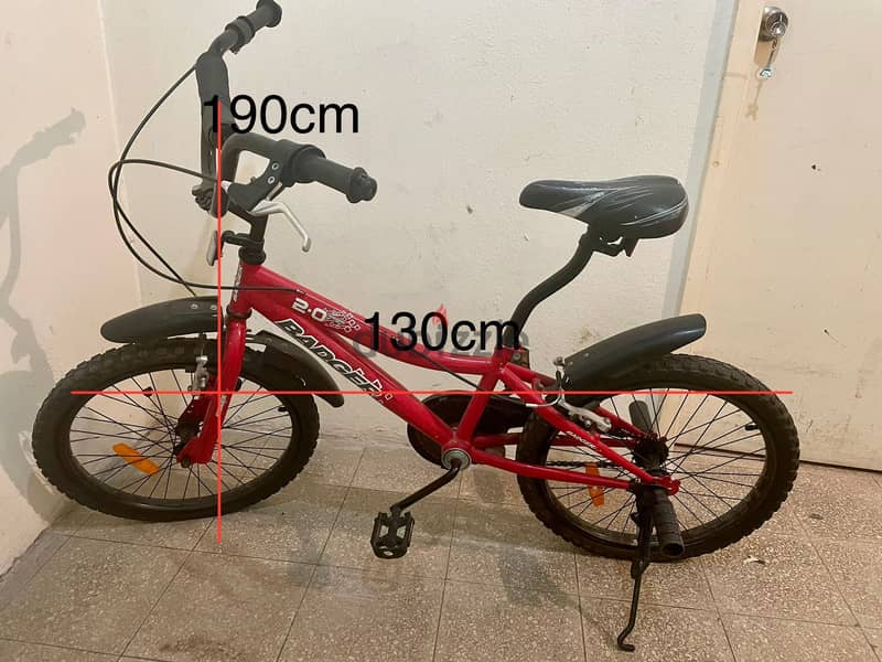 Red bicycle for kids 2