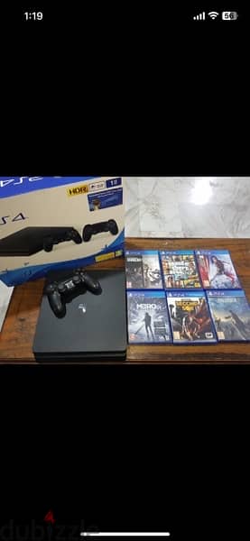 ps4 slim 1tb in very good condition 0