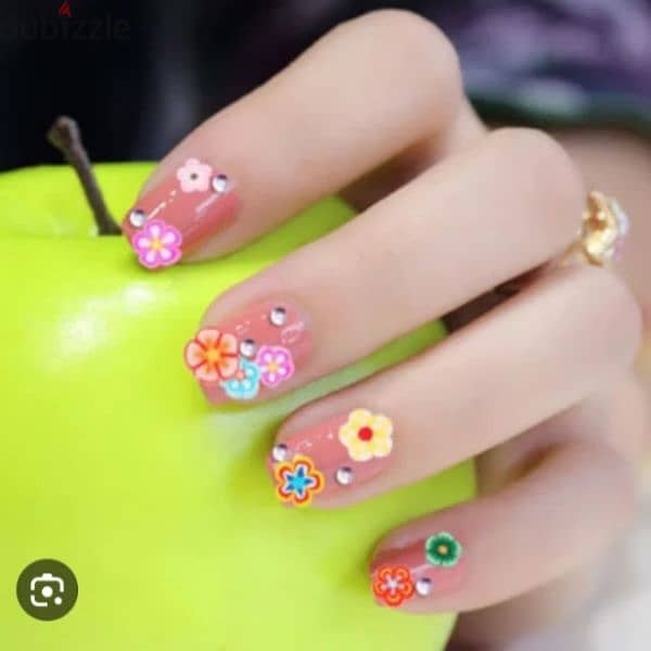 3D fruits for nails tubes or sliced stickers 5