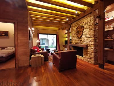 Furnished Chalet with Terrace for Rent in Faraya-Mzaar