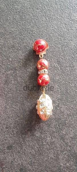 Red and gold Necklace Set 2