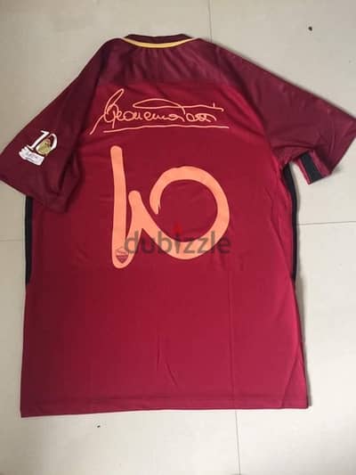 totti retirement special edition roma with signature nike jersey