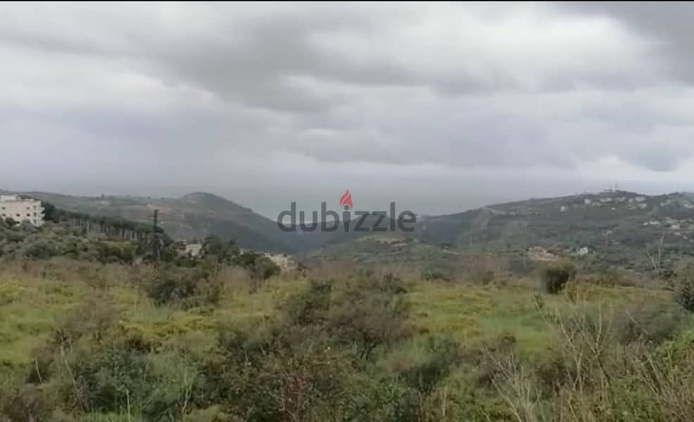 1400 Sqm | Land For Sale in Chouf - Kfarmatta | Mountain & Sea View 2