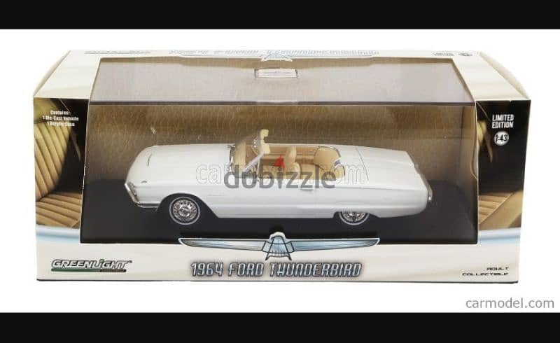 Ford Thunderbird 1964 diecast car model 1;43. 5