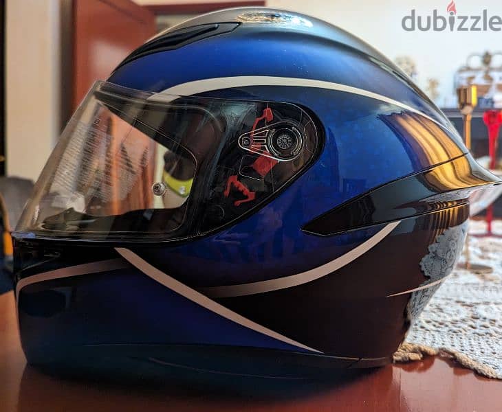 AGV K1 MOTORCYCLE HELMET blue/black 1