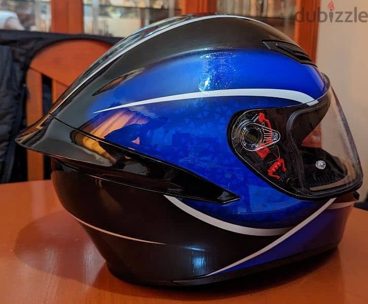 AGV K1 MOTORCYCLE HELMET blue/black 3