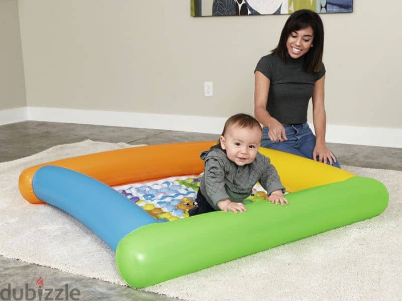 Bestway Inflatable Animal Design Play Mat 132 x 131 x 23 cm 1