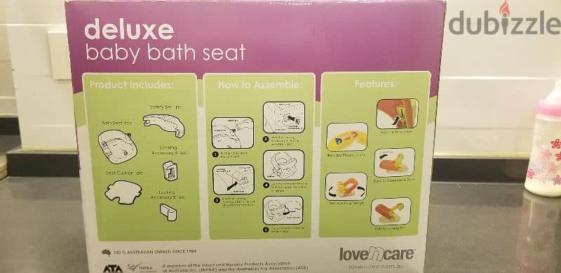 bath seat for baby for sale, used in excellent condition, 10$ 0