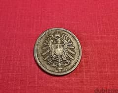 1900 Germany 1 Pfennig Wilhelm II