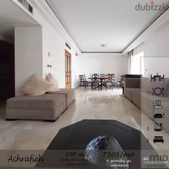 Fully Furnished/Equipped 3 Bedrooms Apart | 1 Apart/Floor | Ashrafieh 0