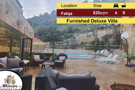 Fatqa 520m2 + 300m2 Terrace | Deluxe Villa | Fully Furnished | View |P