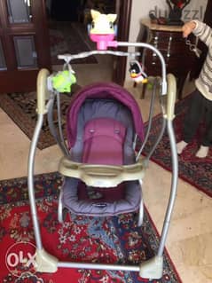 baby love swing with music and the chair can be used separetly 0