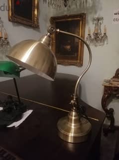 لمبادير مكتب برونز مميز desk lamp bronze italy