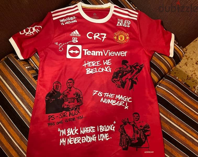 manchester united the comeback of CR7  adidas jersey 5