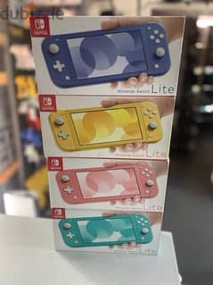 Nintendo Switch Lite - Jeux bleus et carte SD Bundle Liban