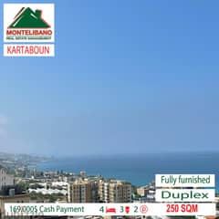 Duplex Fully Furnished for sale in KARTABOUN!!!