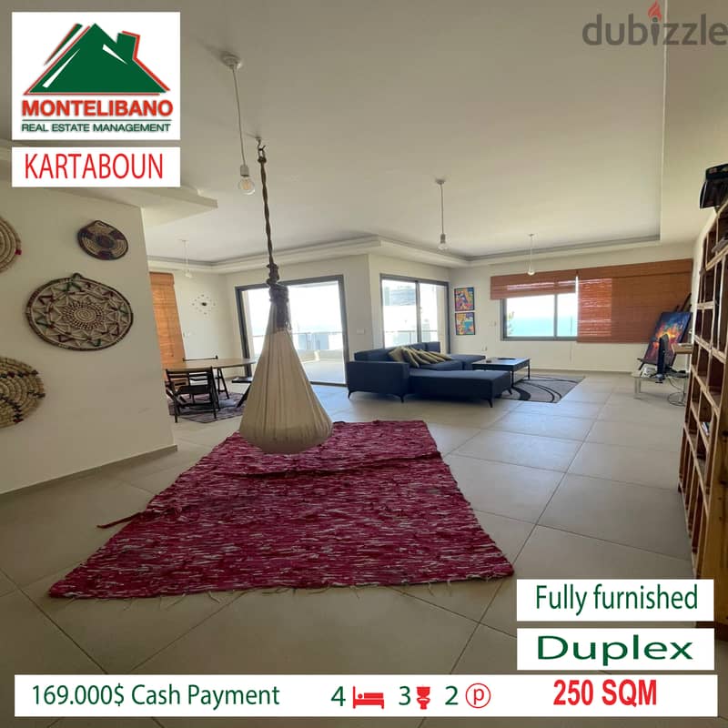 Duplex Fully Furnished for sale in KARTABOUN!!! 4