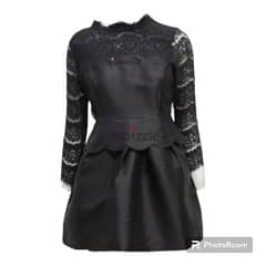 Black chiffon Dress 0