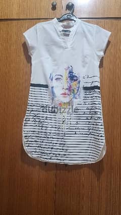 graffiti shirt dress small فستان