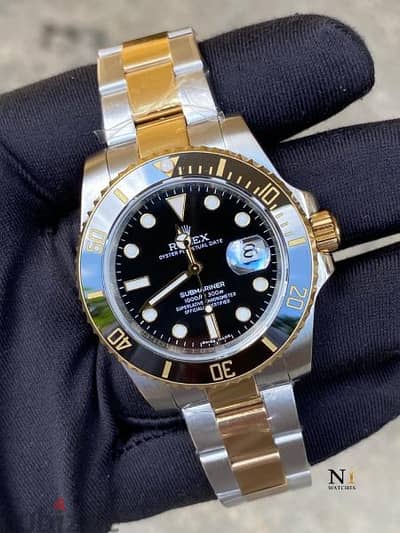 Rolex Submariner Two Tone Gold