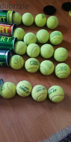 hardly used bargain price tennis balls 2