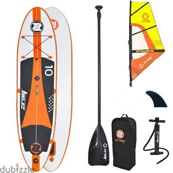 Inflatable windsurf board (sail included)+ SUP + kayak (3 in 1) 1