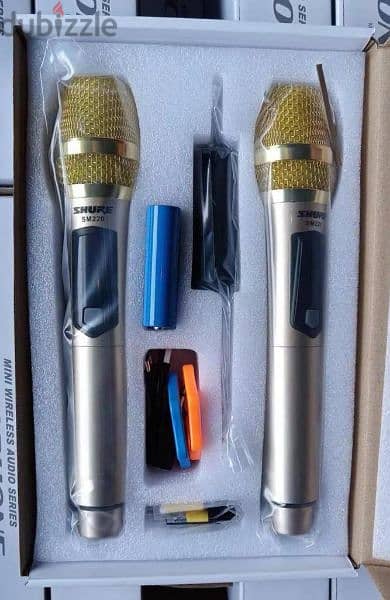 shure double mic wireless,new in box