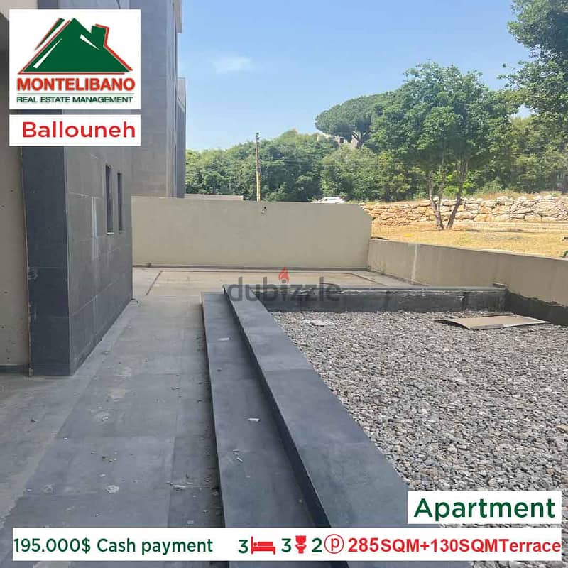 195.000$ Cash payment!! Apartment for sale in Ballouneh!! 1