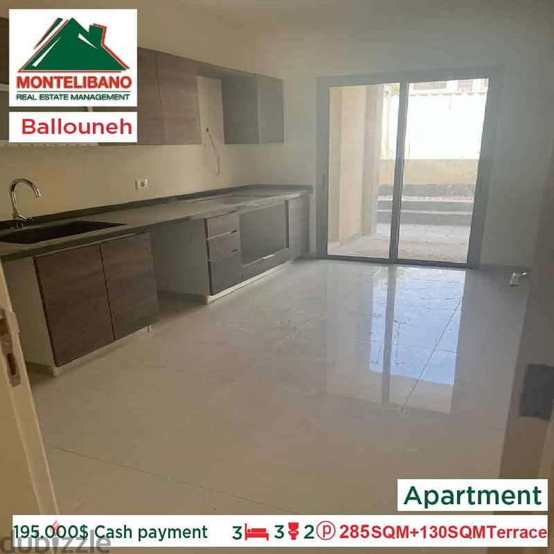 195.000$ Cash payment!! Apartment for sale in Ballouneh!! 2