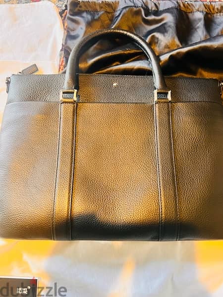 MONTBLANC Soft Leather Bag - Like New 1