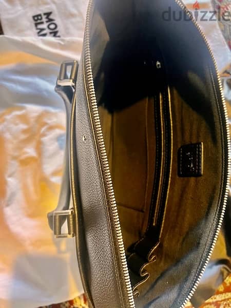 MONTBLANC Soft Leather Bag - Like New 2