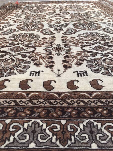 سجاد عجمي. قديم صباغ نباتي. Persian Carpet. Hand made 3