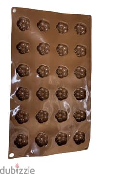 24 Grid Mini Flower Silicone Chocolate Mold