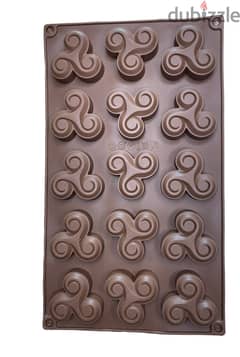 Fidget Spinner Silicone Chocolate Mold 0