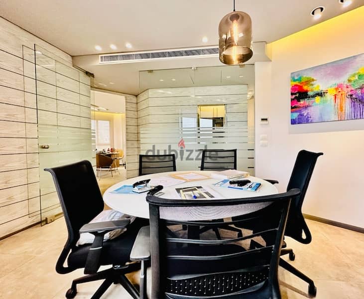 Luxury Furnished Office For Rent  Over 85 Sqm- عين المريسة 4