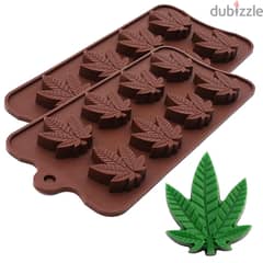 Leaf Shaped Silicone Chocolate Mold 20x11cm 0