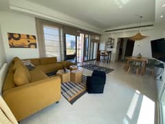 full marina view / 2 master bedrooms/furnished apt for sale waterfront